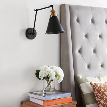 Rover 7" Adjustable Arm Metal LED Wall Sconce - JONATHAN Y